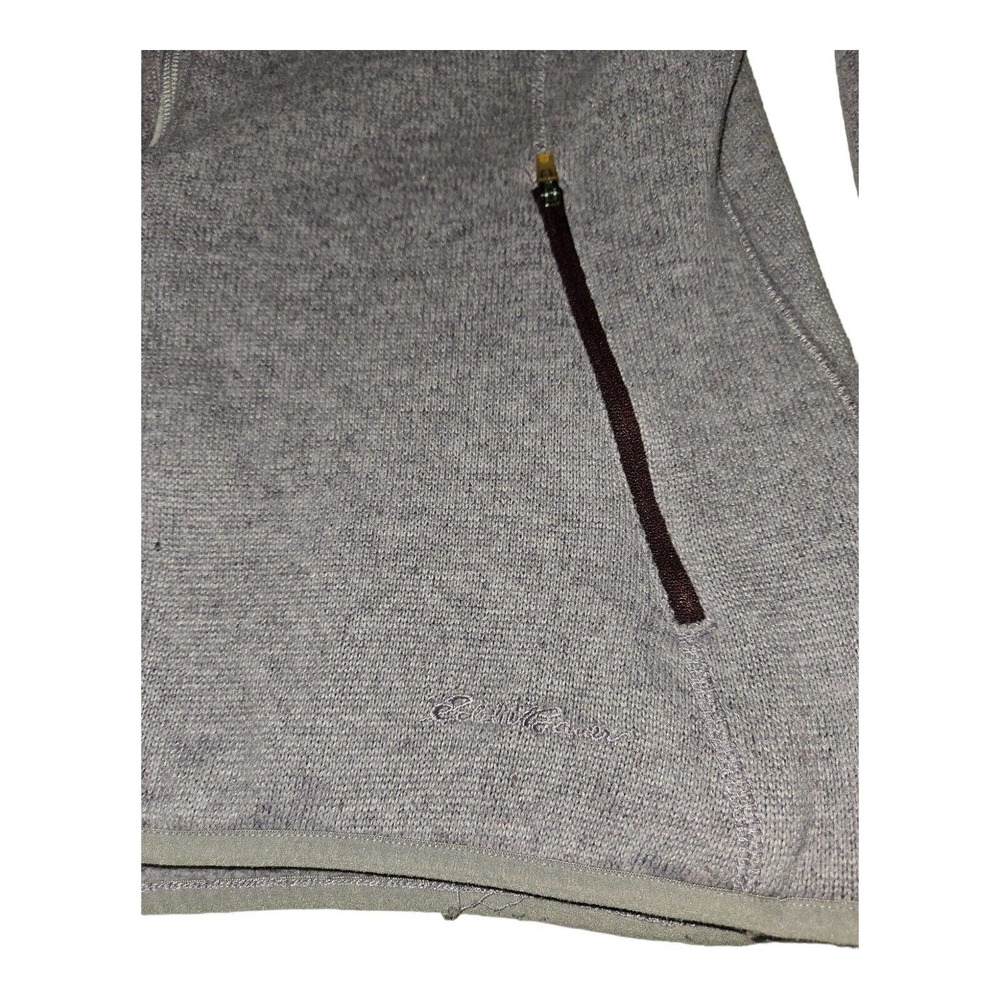 Eddie Bauer Jacket Women's XL Long Sleeve 3 Pocket Zip Closure Tight Knit - Picture 2 of 9